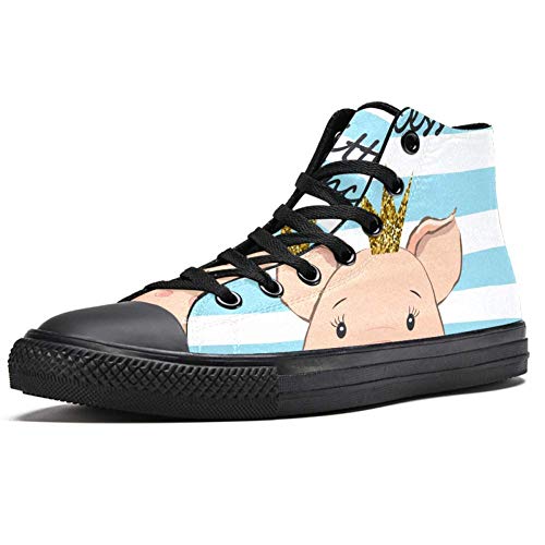 LORVIES - Corona de oro de cerdo para hombre, diseño de princesa, (multicolor), 40.5 EU