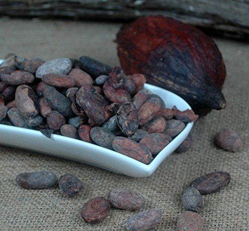 los granos de cacao en bruto 100 g