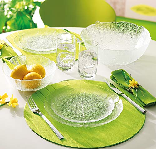 Luminarc ARC 10365 Aspen - Juego de 6 platos hondos (20,5 cm, cristal), transparente