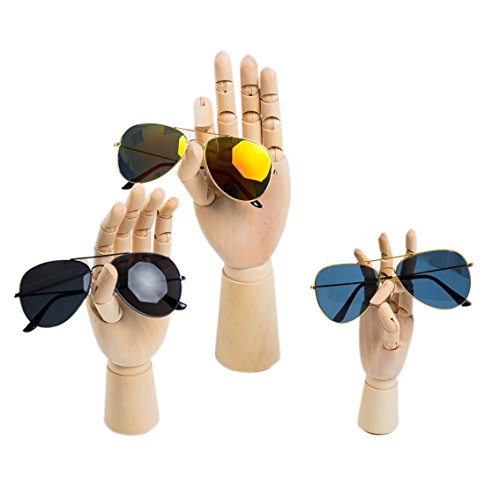 Mano para maniquí de Scoolr, 18 cm, de madera