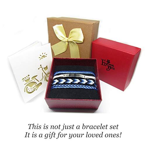 Miiras - Pulsera de la Amistad Hecha a Mano para Mujer - Mejor Trabajador de panadería Nunca Grabado - Hecho de Hilo de Bordado y Acero Inoxidable - Negro 1 - Regalo para Trabajador de panadería