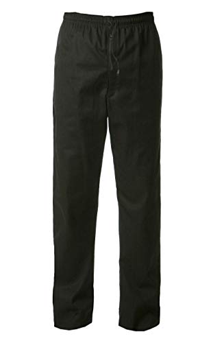 Mirabella Health & Beauty Pantalón de Cocinero Unisex Thyme Negro XL
