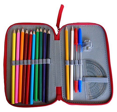 Montichelvo- Paw Patrol Estuche, Color Rojo (51859)