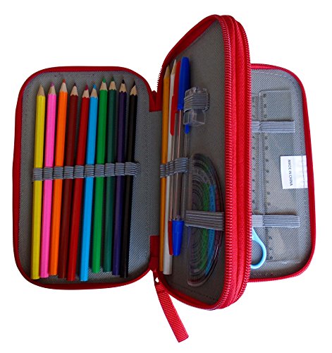Montichelvo- Paw Patrol Estuche, Color Rojo (51859)