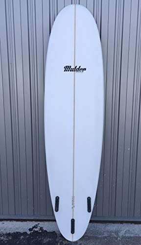 Mulder Shapes Waikiki Tabla Surf, Adultos Unisex, Líneas Naranjas, 7'6