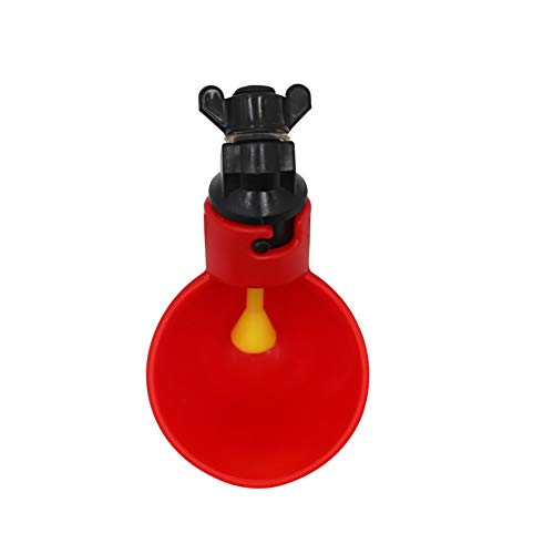 M.Z.A 12 Bebederos Automáticos Para Pollos Aves de Corral Bebederos Con Tazas Bebederos Dispensador de Agua Cuencos Alimentador De Agua Equipo de Cría Para Aves Codornices Palomas Gallinas