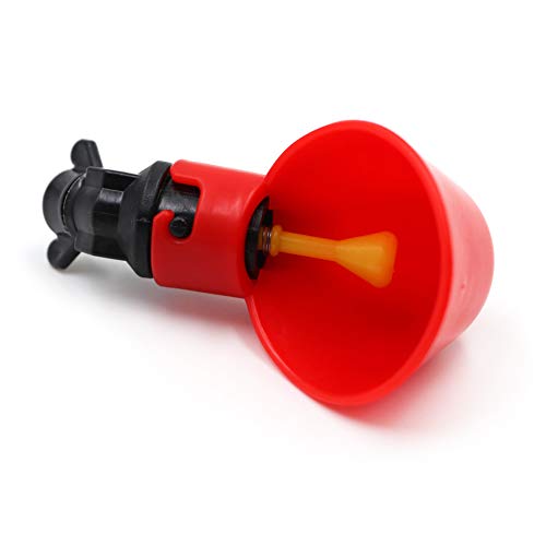 M.Z.A 12 Bebederos Automáticos Para Pollos Aves de Corral Bebederos Con Tazas Bebederos Dispensador de Agua Cuencos Alimentador De Agua Equipo de Cría Para Aves Codornices Palomas Gallinas