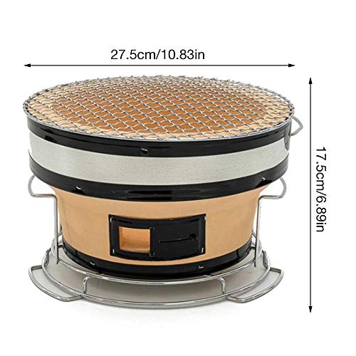 N//A Japonés Yakiniku Grill Estufa de Parrilla de Estilo Japonés de Arcilla de Carbón de Barbacoa Hogar Herramientas Accesorios para Barbacoa al aire libre Picnic Robata, Yakitori, Takoyaki