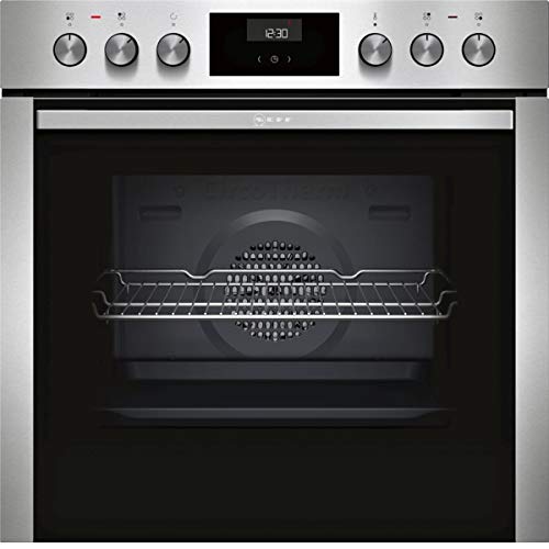 Neff P15I56MK - Juego de cocina eléctrica empotrable, con placa de inducción, clase de eficiencia energética A, compuesto por una placa de inducción Neff M56BR60N0K y Neff E1CCE4AN1