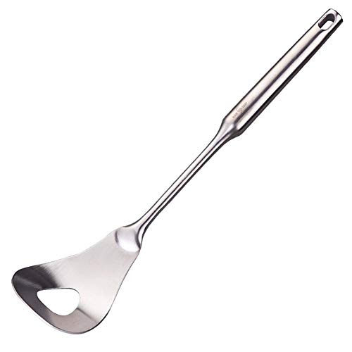 Niumen Cuchara De Albóndigas, Máquina para Hacer Cucharas De Carne con Mango Largo, Herramienta De Cuchara para Helado De Albóndigas De Acero Inoxidable Antiadherente con Orificio