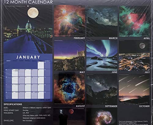 Nuevo calendario y diario Set The Sky at Night 2021 Esto será un gran regalo de Navidad. Este artículo ya viene envuelto en regalo.