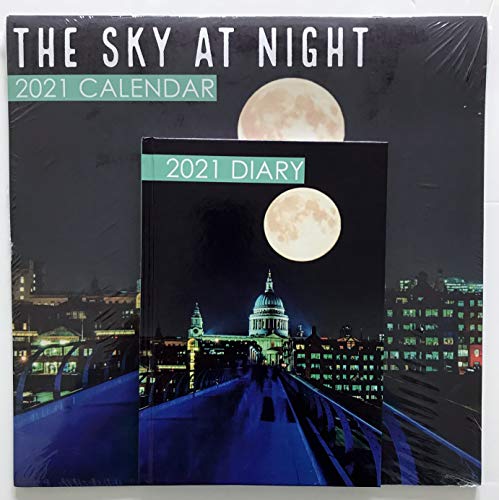 Nuevo calendario y diario Set The Sky at Night 2021 Esto será un gran regalo de Navidad. Este artículo ya viene envuelto en regalo.