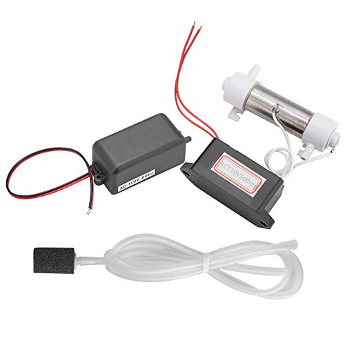 OKBY Generador de ozono - Tubo generador de ozono ozonizador de 500 MG con Accesorios para esterilización de purificador de Aire doméstico(110 V)