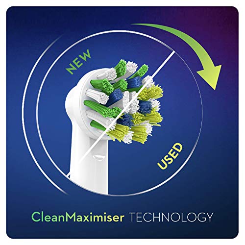 Oral-B CrossAction Cabezales de recambio con tecnología CleanMaximiser, tamaño de buzón, Pack de 10
