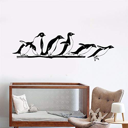 pegatinas de pared para dormitorios Animales de la Antártida Pingüinos Zoo Nursery Decor Pingüinos lindos para la habitación de los niños guardería