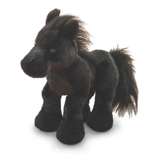 Peluches de Caballo de Semental Negro de la Marca de Web- con código de adopción Sellado