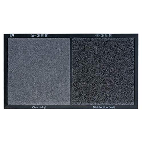 PETSOLA Alfombrillas De Dsinfección, Almohadillas De Limpieza Automática Para Los Pies, Alfombras, Hotel Restaurante Empresa De Hospital - Gris, 45x80cm