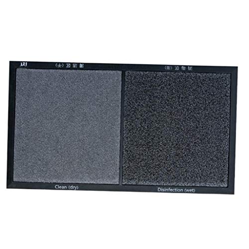 PETSOLA Alfombrillas De Dsinfección, Almohadillas De Limpieza Automática Para Los Pies, Alfombras, Hotel Restaurante Empresa De Hospital - Gris, 45x80cm