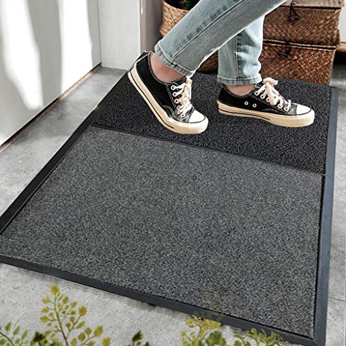 PETSOLA Alfombrillas De Dsinfección, Almohadillas De Limpieza Automática Para Los Pies, Alfombras, Hotel Restaurante Empresa De Hospital - Gris, 45x80cm