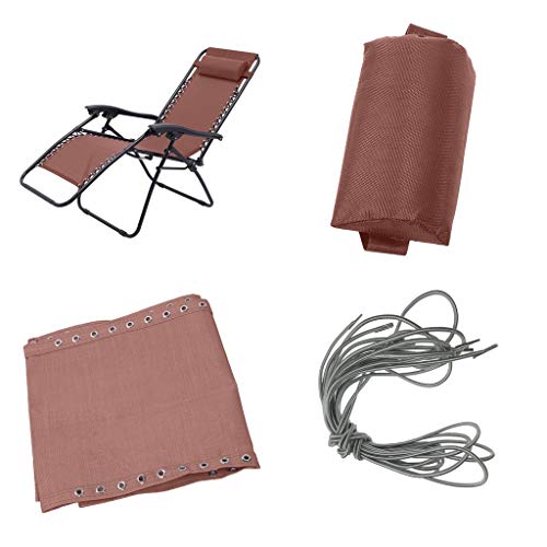 PETSOLA Tela de Sofá para Tumbonas 160X43cm + Almohada Reposacabezas + Cordones - Cordones Gris