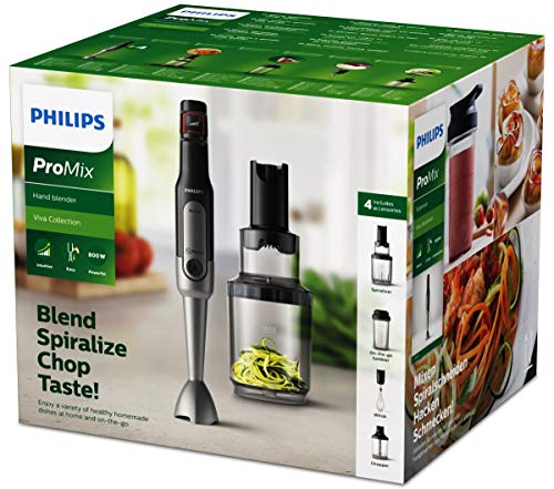 Philips Batidora de Mano ProMix HR2657/90 Varilla, 800 W, Acero
