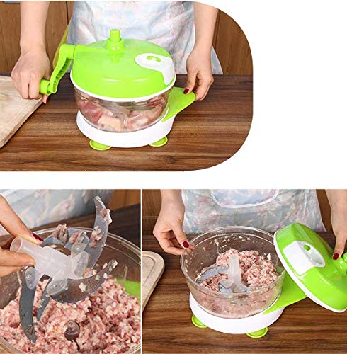 Picador De Alimentos: Picadora De Cebolla, Máquina De Cortar En Cuadritos De Verduras, Fruta Y Cortador De Queso (2,5 L)