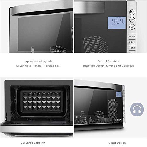PLEASUR Microondas eléctricas Aplicación Inteligente Control Remoto Pantalla táctil Horno de Onda de luz Inteligente Horno de microondas doméstico 23L 220V50hz
