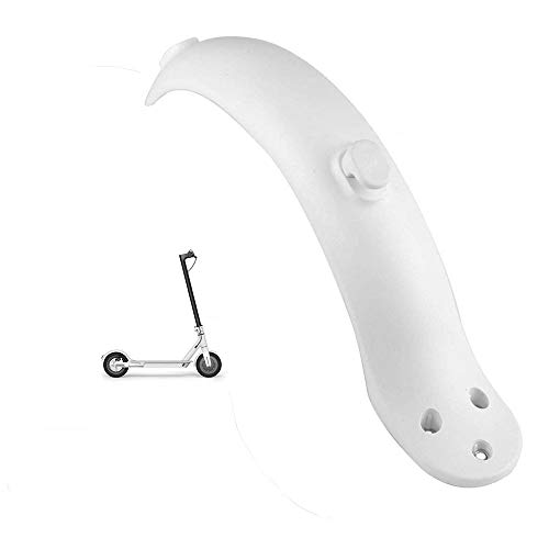 Prenine Guardabarros Trasero Resistente Fácil De Instalar con Piezas De Scooter Eléctrico para Xiaomi M365 Scooter Eléctrico, Blanco
