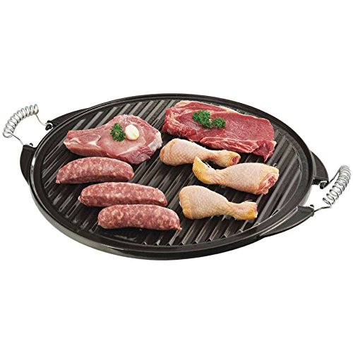 Provence Outillage-Plancha de hierro fundido esmaltada, diámetro: 52 cm.