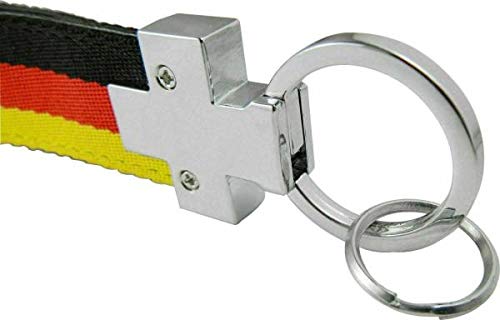 PSL - Llavero de piel de edición limitada con bandera de país, Alemania