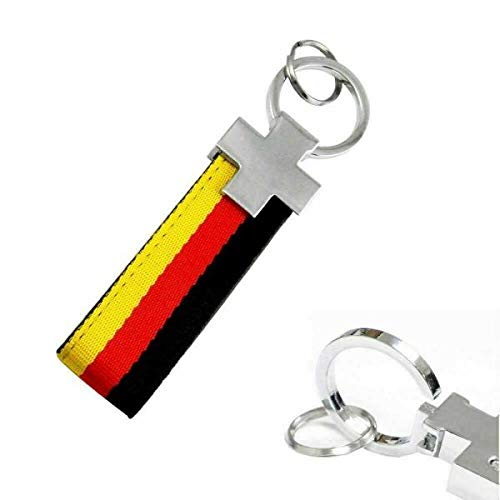 PSL - Llavero de piel de edición limitada con bandera de país, Alemania