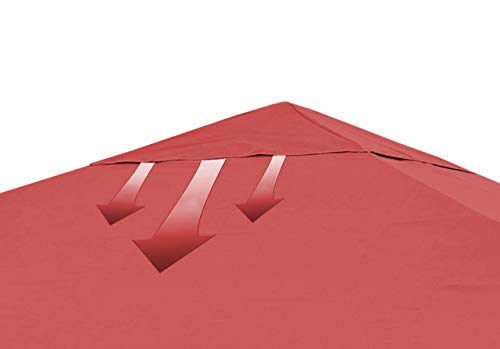 Quick-Star – Techo de Repuesto para Rank Carpa 3 x 3 m Terra Funda para pabellón Techo