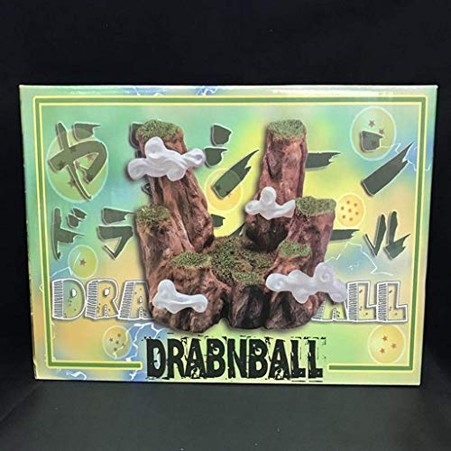QYF Dragon Ball Z: Decoración del Regalo de la montaña Bola de Cristal Shenron Cuerpo Invocar Escena del dragón Modelo Base en Caja decoración de Alta 15CM (5.9Inches) -Boy cumpleaños del Coche