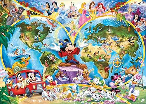 Ravensburger Disney - Mapamundi, Puzzle de 1000 Piezas 15785 3