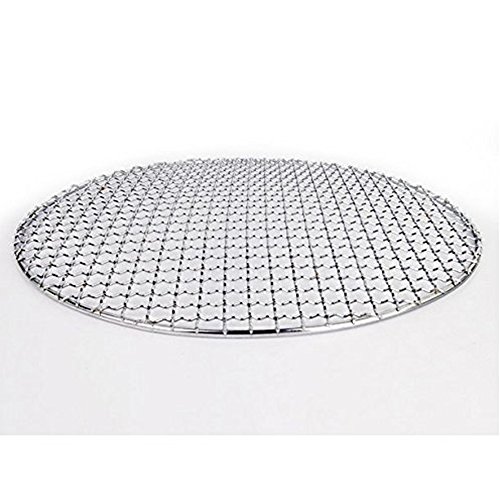 Rejilla de alambres cruzados Fittoway multiuso, de acero inoxidable, redonda, para enfriar cocciones de barbacoas, parillas, sartenes, carbón, chimeneas, horno (diámetro de 18 cm)