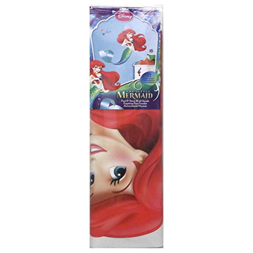 RoomMates Disney's reposicionable para Gigante de la Sirenita Adhesivo Decorativo para Pared