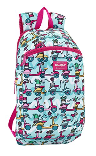 Safta Mini Mochila Blackfit8 "Scooter" Oficial Uso Diario 220x100x390mm