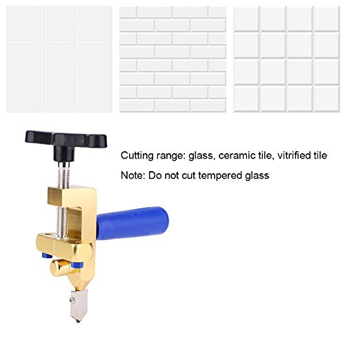 SANON Cortador de Vidrio Abridor de Azulejos Multifuncional Portátil Herramienta de Corte de Cerámica