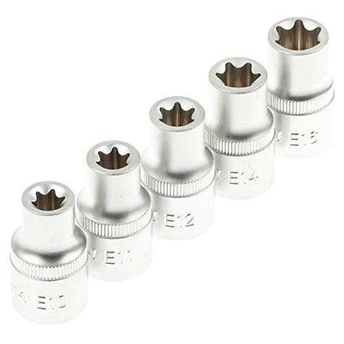Satra S-SE912 - Juego de llaves de vaso Torx (9 piezas)