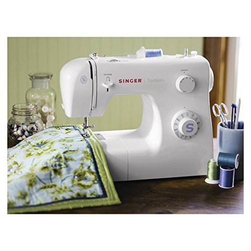 Singer 2259 Tradition - Máquina de coser mecánica, 19 puntadas, 120 V, color blanco