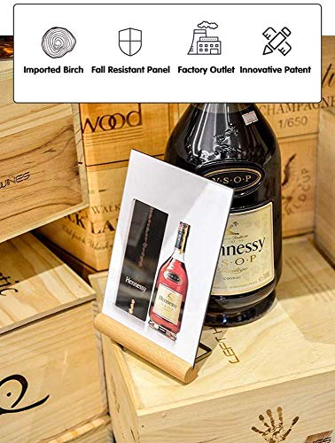Soportes De Acrílico para Carteles, A4/5/6 En Forma De T, De Doble Cara Ideal para Promociones Restaurantes Marcos De Fotos Documentos Y Más