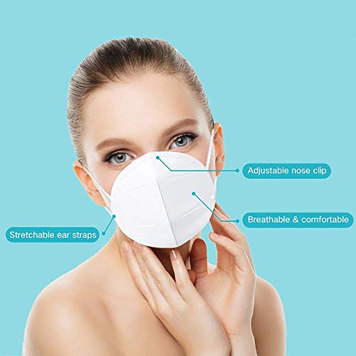 Staroon Mascarilla Protectora Respiratoria FFP2 / KN95, 94% de Filtración (Paquete de 100 Máscaras)