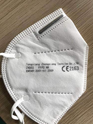 Staroon Mascarilla Protectora Respiratoria FFP2 / KN95, 94% de Filtración (Paquete de 100 Máscaras)
