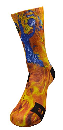 STYLE FOREVER Brutal Baloncesto Jugador rojo Active Athletic Calcetines deportivos personalizados (47-50)