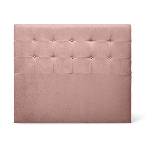 SUENOSZZZ-ESPECIALISTAS DEL DESCANSO Cabeceros de Cama 105 cm. Cabezales de Cama Acolchado Zurich. Cabezal tapizado ACUALINE limpiafacil. Cabeceros de Cama Matrimonio. Color Salmon