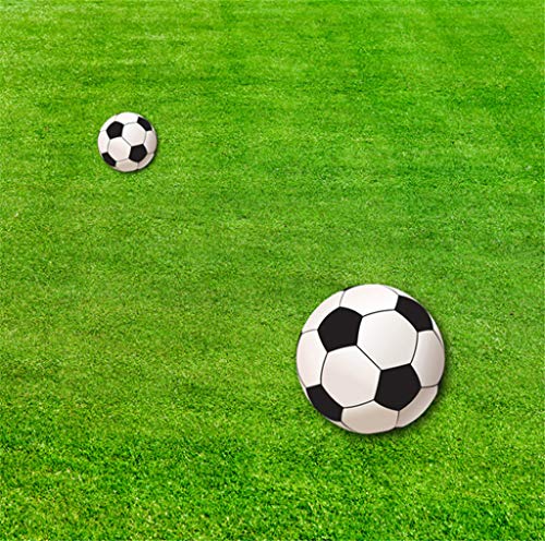 Tamaño De Papel Tapiz Murales Personalizables Campo De Fútbol De Césped Verde Para Sala De Estar Dormitorio Paredes Muro De Tela De Seda 3D Mural Moderno Decora 300X210 Cm