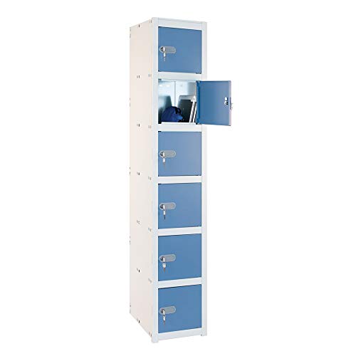Taquilla Metálica 6 Puertas 1 Módulo Med: 1800 x 280 x 520 mm. Desmontado
