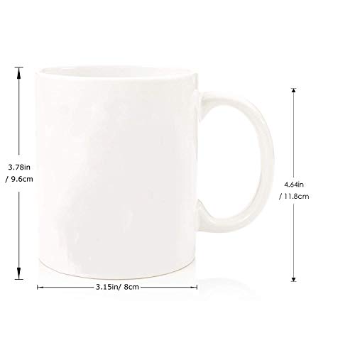 Taza blanca de la taza de café de cerámica de la marea a la playa