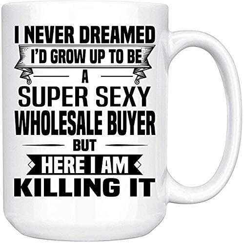 Taza blanca para comprador al por mayor, regalo divertido y pround, taza de café única, color blanco, gran regalo taza divertida taza de café 11oz, porcelana, 15OZ