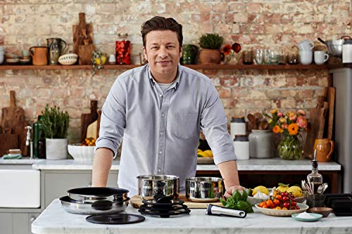 Tefal Ingenio Jamie Oliver L95693 Batería de cocina, acero inoxidable
